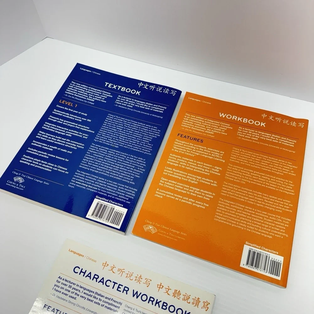 Integrated Chinese Textbook Simplified Characters Level 1 Part 2 Bundle Workbook